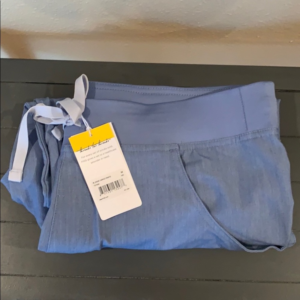 Figs Kade Cargo Pant Medium Heather Indigo